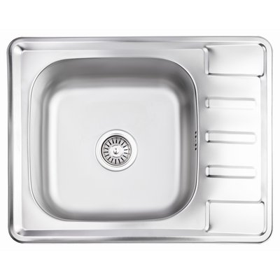 Кухонна мийка Lidz 6350 0,8 мм Satin (LIDZ6350SAT8) SD00040844 фото