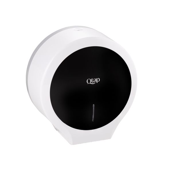 Держатель для туалетной бумаги Qtap Pohodli 270 мм QTDP100BP White/Black (Držák) SD00042877 фото