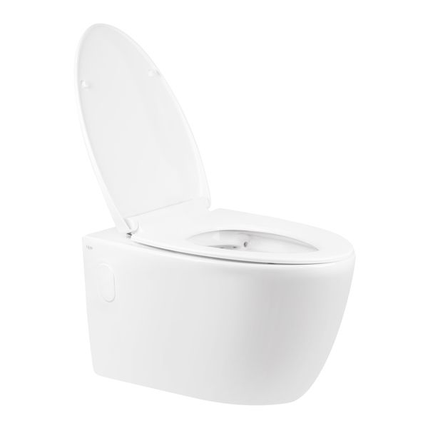 Біде підвісне Qtap Scorpio 515x360x345 White QT1455053FW QT1455053FW фото