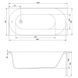 Ванна ABS Cersanit OCTAVIA 150х70+НОЖКИ ТИП 1 S301-251 фото 3