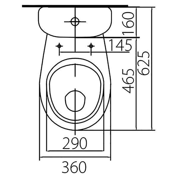 Унитаз-компакт KOLO ANTYSPLASH кос. слив, 3/6, ниж. подв. с сиденьем полипропилен 209905UA фото