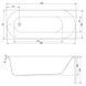 Ванна ABS Cersanit OCTAVIA 170х70+НІЖКИ ТИП 1 S301-253 фото 3