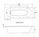 Ванна акрил. VOLLE AIVA 170*70 б/н, акрил 5мм 1229.001770 фото 2