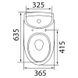 Унітаз-компакт KOLO RUNA верт. злив, 3/6, ниж.під. з сидінням дюропласт L89206100 фото 3