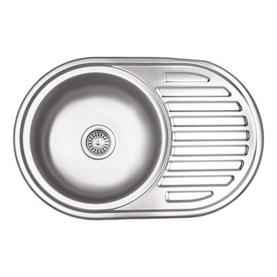 Кухонна мийка Lidz 7750 0,6 мм Micro Decor (LIDZ7750DEC06) SD00040386 фото