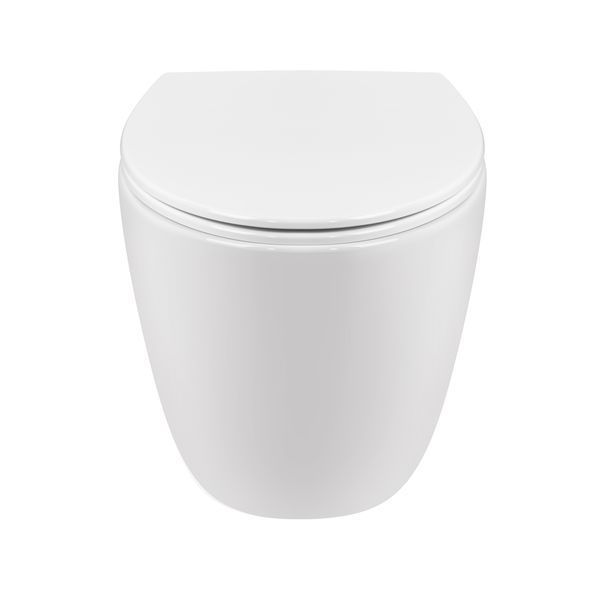 Унитаз подвесной Qtap Leo безободковый с сиденьем Soft-close QT11331002ERW SD00042550 фото