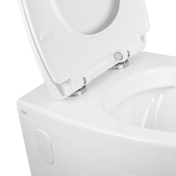 Унитаз подвесной Qtap Leo безободковый с сиденьем Soft-close QT11331002ERW SD00042550 фото