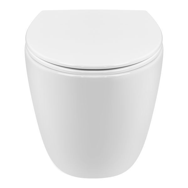 Унитаз подвесной Qtap Leo безободковый с сиденьем Soft-close QT11331002ERW SD00042550 фото