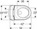 Унітаз підвісний Geberit MODO Rimfree, овальна, зак.фор з сид. дюр. повільне падіння, Click2Clean 502.939.00.1 фото 3