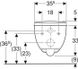 Унітаз підвісний Geberit MODO Rimfree, овальна, зак.фор з сид. дюр. повільне падіння, Click2Clean 502.939.00.1 фото 4