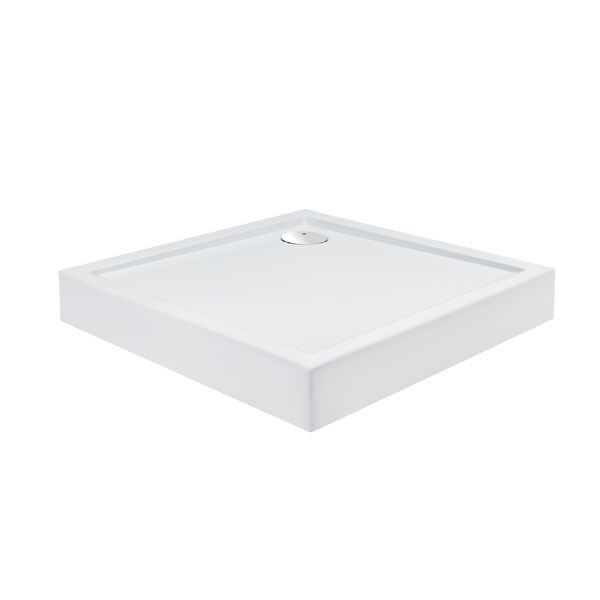 Душевой поддон Qtap Tern 309912C 90x90x12 см + сифон TERN309912C фото