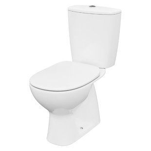 Унитаз-компакт Cersanit 685 ARTECO CLEAN ON 021 верт слив,3/5, нижн подв+сид дюр медл пад мет крепл K667-076 фото