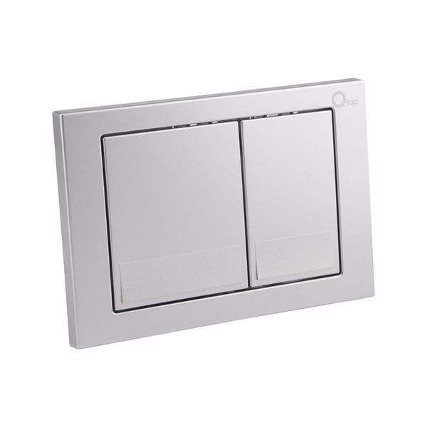Комплект: Qtap Nest ST Инсталляция для унитаза 4 в 1 (клавиша смыва 150x220x13 мм, Satin, квадратная) SD00040864 фото