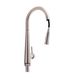 Смеситель для кухни Qtap Evicka с выдвижным изливом QTEVI91103UN Brushed Nickel PVD SD00042267 фото 12