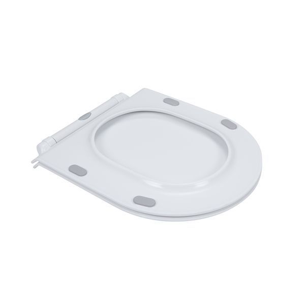Унітаз-компакт Qtap Presto безобідковий з сідінням Soft-close QT24221217AW SD00045982 фото