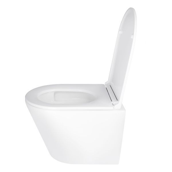 Унитаз подвесной Qtap Scorpio безободковый Ultra Quiet с сиденьем Soft-close QT1433053EUQW SD00050898 фото