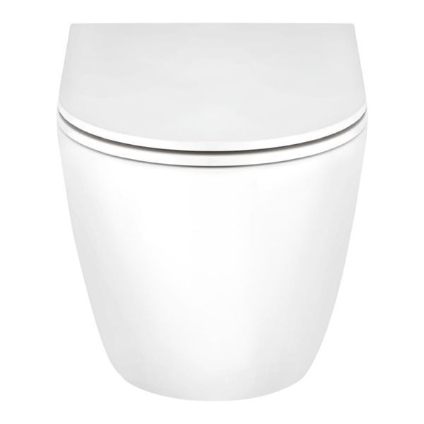 Унитаз подвесной Qtap Scorpio безободковый Ultra Quiet с сиденьем Soft-close QT1433053EUQW SD00050898 фото