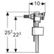 GEBERIT Тип333 Впускнй клапан, підведення води збоку, 3/8, ніпель з латуні 136.723.00.3 136.723.00.3 фото 2