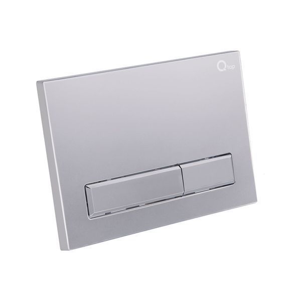 Комплект: Qtap Nest ST Инсталляция для унитаза 4 в 1 (клавиша смыва 150x220x13 мм, Satin, линейная) SD00040866 фото