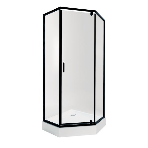 Набор Qtap душевая кабина Scorpio BLA10995-AC6 Clear 2120x900x900 мм + поддон Diamond 309912 90x90x12 см с сифоном SD00048942 фото