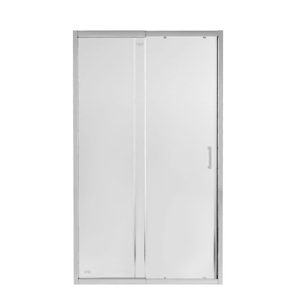 Душевая дверь в нишу Qtap Taurus CRM2012-13.C6 120-130x185 см, стекло Clear 6 мм, покрытие CalcLess TAUCRM201213C6 фото