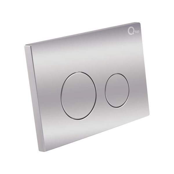 Комплект: Qtap Nest ST Инсталляция для унитаза 4 в 1 (клавиша смыва 150x220x13 мм, хром, круглая) SD00040872 фото