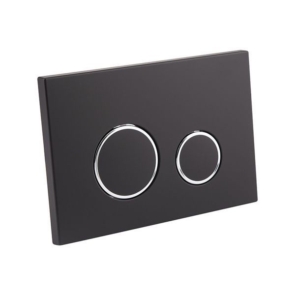 Комплект: Qtap Nest ST Инсталляция для унитаза 4 в 1 (Клавиша смыва 150x220x13 мм, Matt Black, круглая) SD00040873 фото