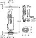 Сливной клапан GEBERIT Type 240 136.909.21.2 c функцией двойного смыва 136.909.21.2 фото 2