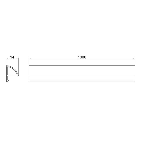 Декоративна планка для піддона та ванни Qtap Water cover WHI60101401 WATCOVWHI60101401 фото