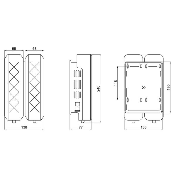 Диспенсер для мыла Qtap Pohodli двойной QTDM350WP2 White (Dávkovač) SD00042890 фото