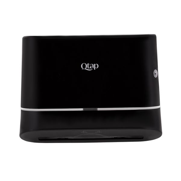 Тримач для паперових рушників Qtap Pohodli 300 мм QTDR600BP Black (Pobut) SD00042874 фото