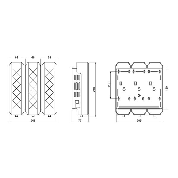 Диспенсер для мыла Qtap Pohodli тройной QTDM350CP3 Chrome (Dávkovač) SD00042892 фото