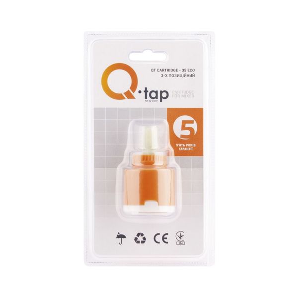 Картридж Qtap 35 ECO з пластиковим штоком QT35MMECO фото