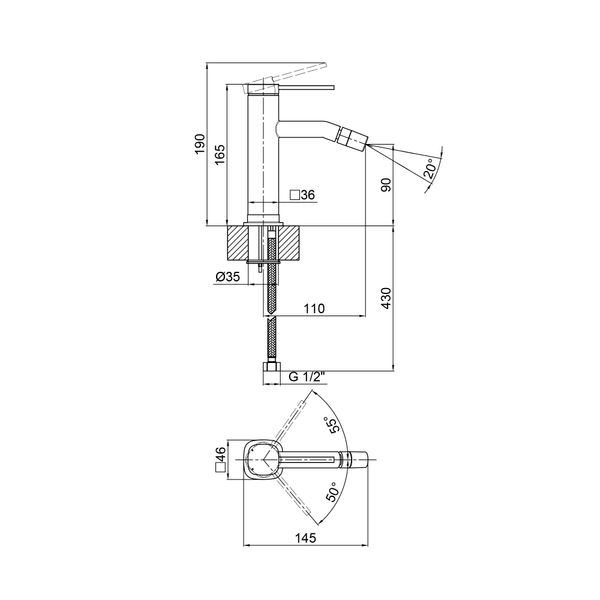 Смеситель для биде Qtap Robin 2060102C QTROB2060102C фото